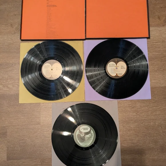 George Harrison All Things Must Pass Vinyl LP Box Set 3LP 1970 Apple Vintage VTG - Picture 4 of 5